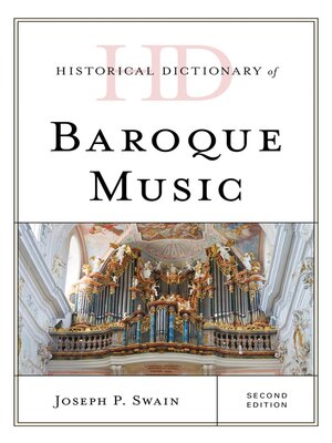 cover image of Historical Dictionary of Baroque Music